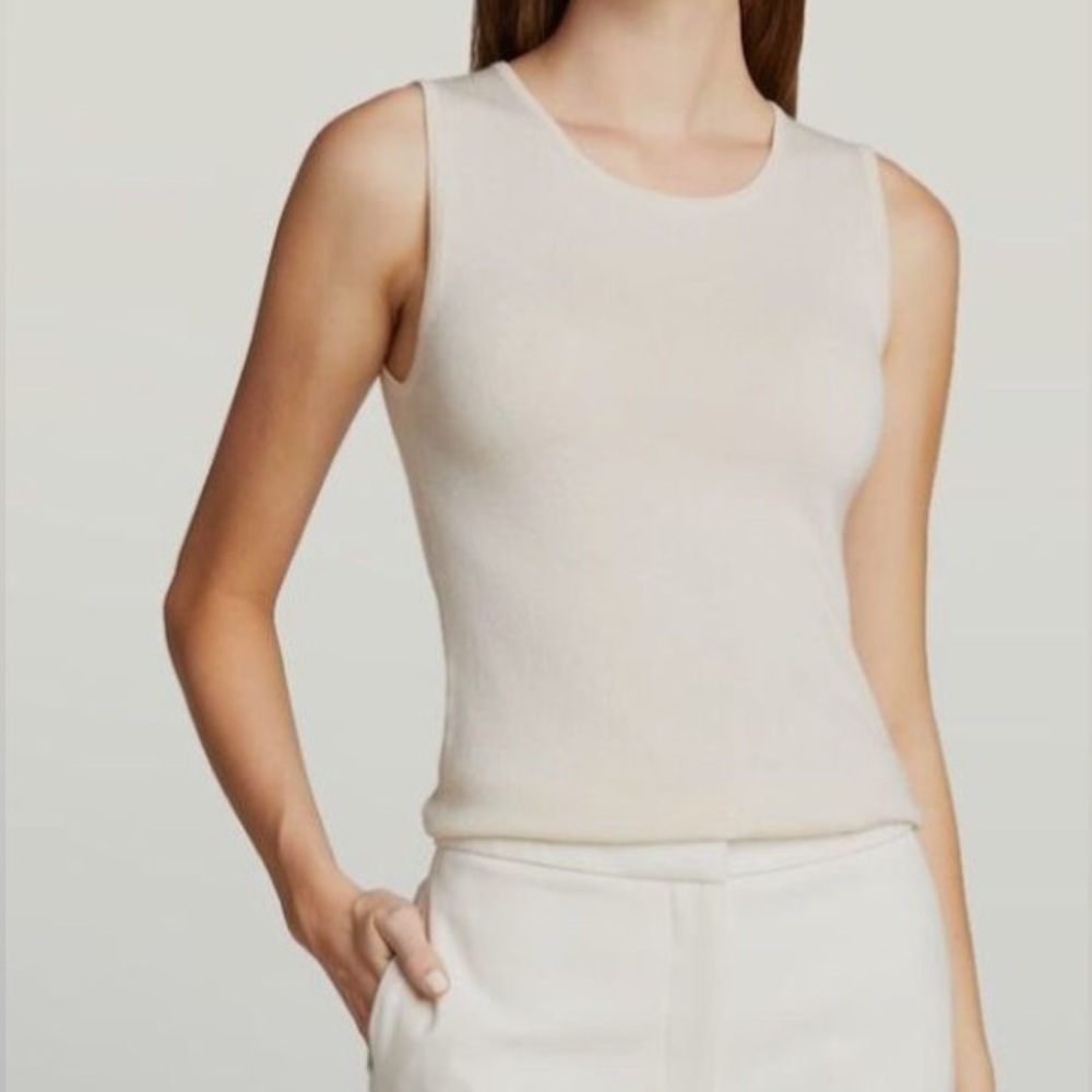 Oscar De La Renta Cashmere Silk Top